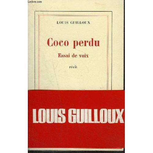 Coco Perdu - Essai De Voix- Recit