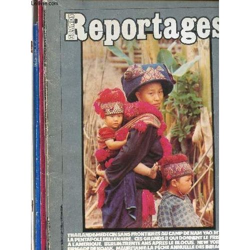 Lot De 7 Revues : Grans Reportages N° 8 ( 1979) / Enfants Du Mekong N°54 ( 1991) / Le Courrier De L Unesco (Oct 91) / Peuple Du Monde N°296 ( 1996+ / Mediterranee N° 17 ( 1996) / A.E.S N° 279 (Jan(...)