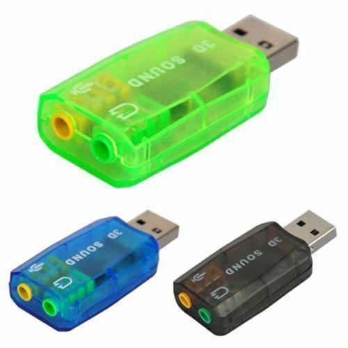Clé USB CARTE SON EXTERNE 5.1 AUDIO 3D Virtuel