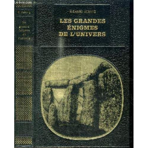 Les Grandes Enigmes De L Univers
