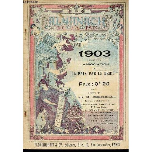 Almanach De La Paix - 1903.