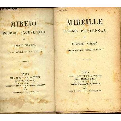 Mireille - Poeme Provencal. / Ouvrage Bilingue.