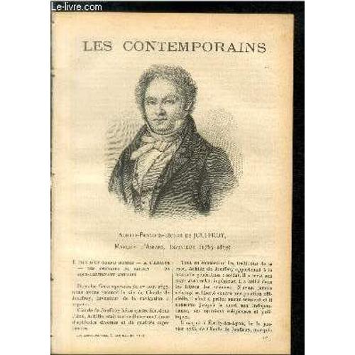 Achille-François-Léonor De Jouffroy, Marquis D Abbans, Inventeur (1785-1859). Les Contemporains N° 717