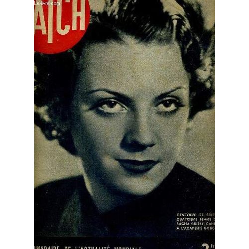 Match N° 48 - 1er Juin 1939 - Geneviève De Sereville, 4eme Femme De Sacha Guitry, Candidat À L Academie Goncourt - La Ballade Des Prisonniers De Nantes - Les Italiens À La Cour De Hitler - Il Était(...)