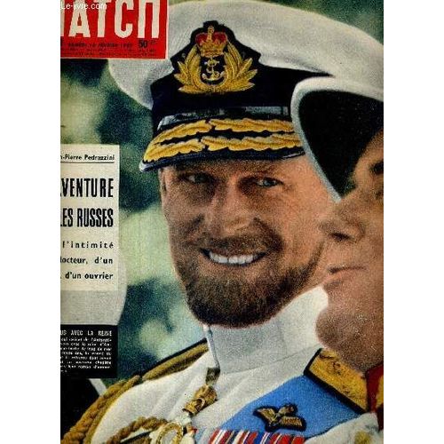 Paris Match N° 410 - 16 Février 1957 - Avec Jean-Pierre Pedrazzini, A L Aventure Chez Les Russes, Dans L Intimité D Un Docteur, D Un Paysan, D Un Ouvrier - Elizabeth La Femme Sans Homme - L Affaire(...)