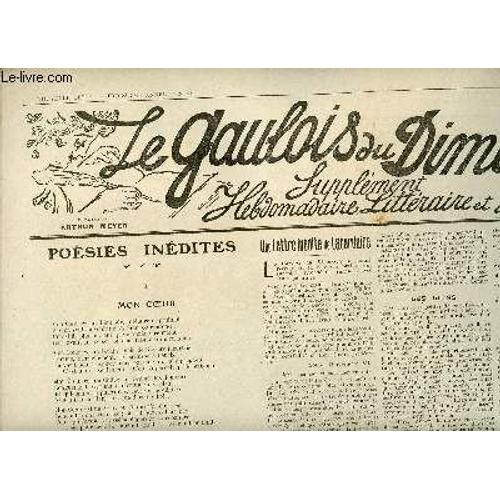 Le Gaulois Du Dimanche - 16/17 Mars 1907 - N°72-3eme Annee-Nouvelle Serie/ Supplement Hebdomadaire Litteraire Et Illustre/ Poesies Inedites, Les Debuts De M. Sully Prudhomme, Les Reliques De La(...)