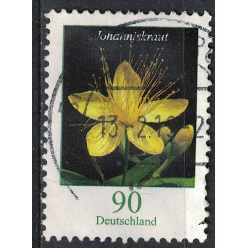 Allemagne 2017 Oblitéré Rond Used Fleur Johanniskraut Millepertuis Perforé Su