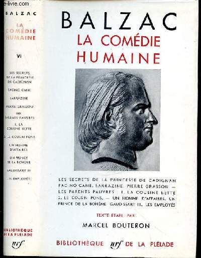 洋書 BALZAC La Comedie Humaine X Pleiade Balzac : La Comedie humaine, tome 2 : Bibliotheque de la