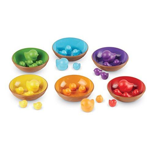 Learning Resources Birds In A Nest Sorting Set, 36 Pieces, Fine Motor Toy