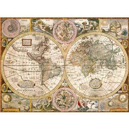 Old Map 3000 Piece Jigsaw Puzzle