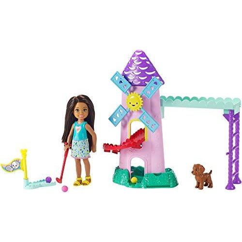 Barbie Club Chelsea Mini Golf Doll And Playset