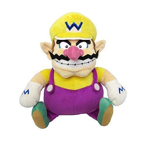 Sanei Super Mario All Star Collection 10 Wario Plush, Small