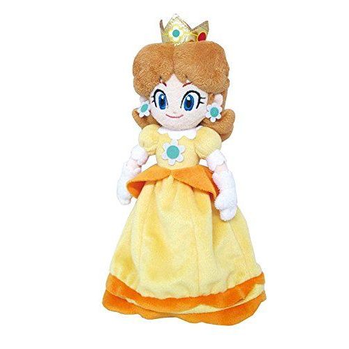 Little Buddy Super Mario All Star Collection 1419 Daisy Stuffed Plush, 9.5