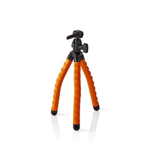Nedis GPOD3010BK Trépied Flexible 27.5 cm 1 kg Noir/Orange