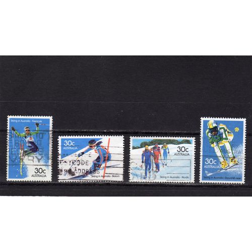 Timbres-Poste DAustralie (Ski En Australie)