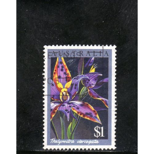 Timbre-Poste DAustralie (Orchidée Australienne)