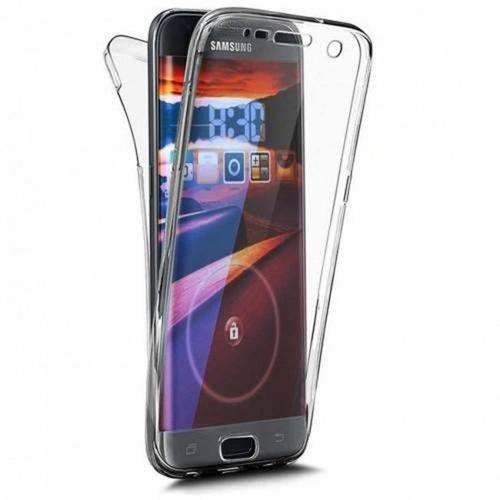 Teleplus Etui En Silicone Pour Samsung Galaxy J6 Plus 360 Avant Arrière Transparent