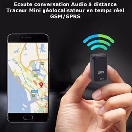 Ecoute Conversation À Distance - Traceur Mini Géolocalisateur En Temps Réel Gsm/Gprs (Gf07)