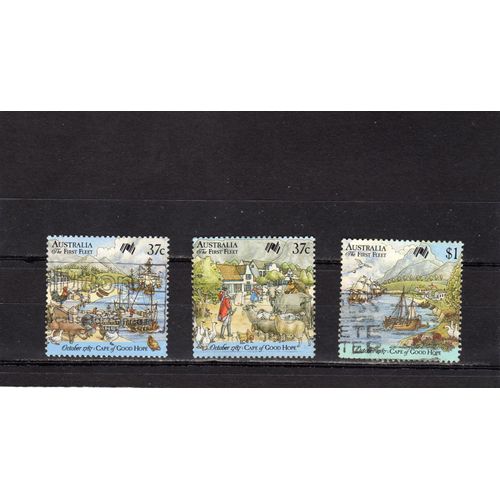 Timbres-Poste DAustralie (Bicentenaire De LImplantation Des Premiers Colons En Australie)