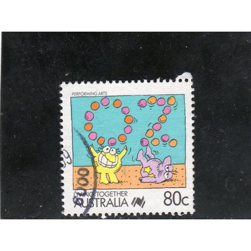 Timbre-Poste DAustralie (La Vie En Australie Par Les Bandes Dessinées)