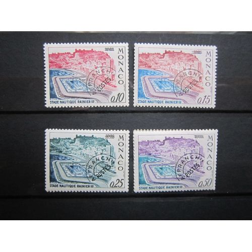 Monaco- Timbres Avec Surcharge "Affranchis Postes". N°23 À 26 (1964-1967)