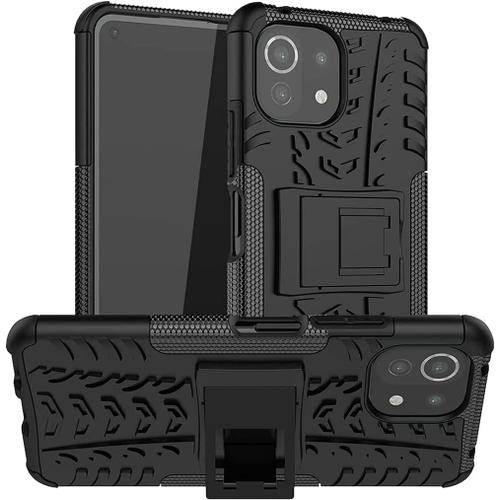 Coque Compatible Avec Xiaomi Mi 11 Lite 5g Antichoc Coque Mi 11 Lite 5g Protection Antichocs Protection Xiaomi Mi 11 Lite 5g Coque Antichoc Rigide Modèle Spider Noir