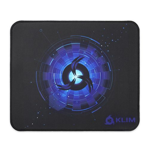 KLIM Tapis de Souris Medium - Surface Étendue (M) - Grand Tapis de Souris pour Gamer - Base en Caoutchouc Antidérapant - Surface Texturée Haute Précision - 320 x 270 x 4 mm - Rouge