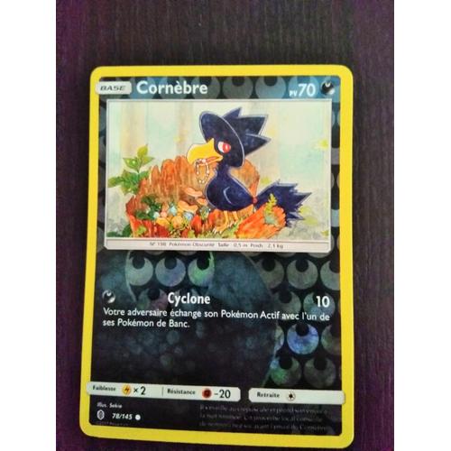 Carte Pokémon Française Reverse 78/ 145 Cornebre Gardiens Ascendants