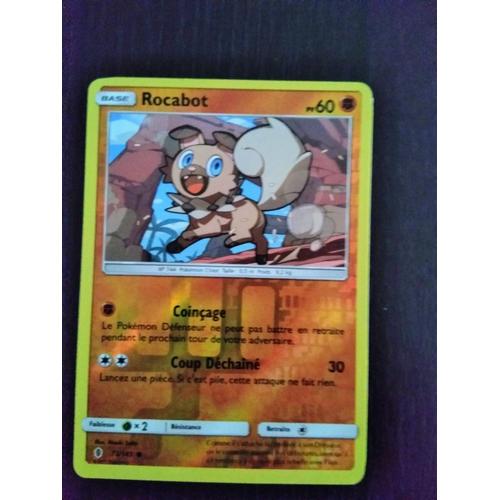 Carte Pokémon Française Reverse 73/ 145 Rocabot Gardiens Ascendants