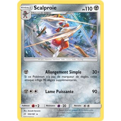 Carte Pokémon - Scalproie - 105/181 - Duo De Choc