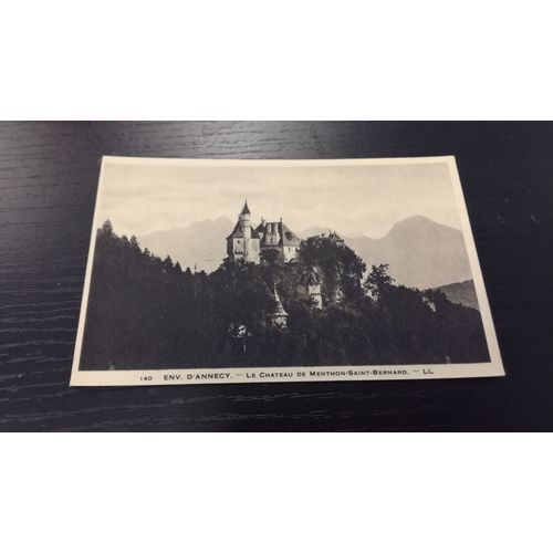 Carte Postale Chateau De Menthon Saint Bernard Annecy En L'état Sur Les Photos