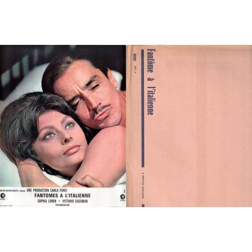 Fantômes À L'italienne (Questi Fantasmi) : Jeu A De 6 Photos D'exploitation Cinématographique - Format 22x28 Cm - De Renato Castellani Avec Sophia Loren, Vittorio Gassman, Mario Adorf 1967 #