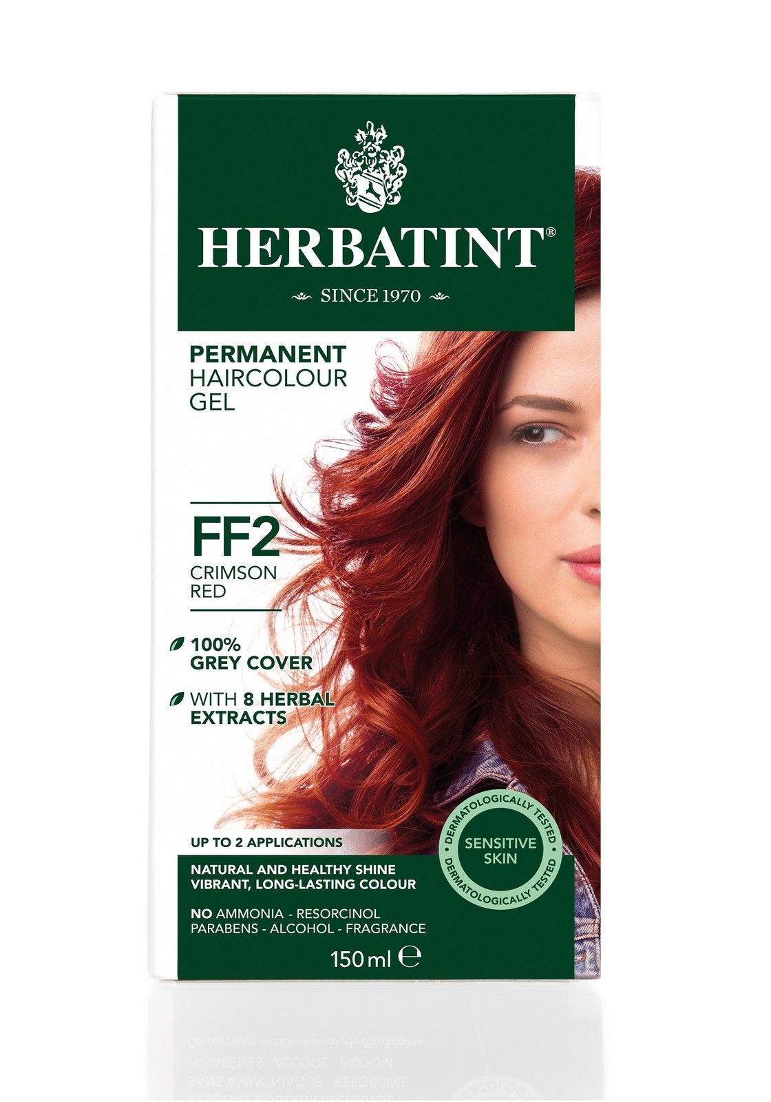 Herbatint, Crimson Red Hair Colour Ff2, 150ml 