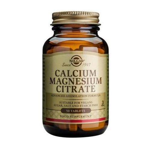 Solgar Calcium, Magnésium, Citrate 50 Tablets. 