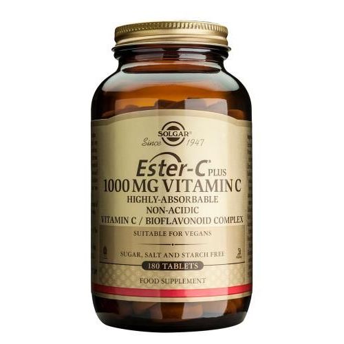 Solgar, Ester-C Plus 1000 Mg Vitamin C Comprimés, 180 