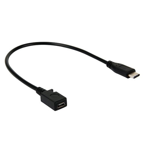 Mini Câble Adaptateur Mini USB Vers USB-C Universel Tablette Pc Portable 29 cm - YONIS