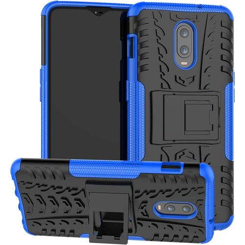 Oneplus 6t/Oneplus 7 Coque Shockproof Robuste Impact Armure Hybride Béquille Housse Coque Étui Couverture Pour Oneplus 6t/Oneplus 7 Smartphone Not Fit Oneplus 6 Bleu