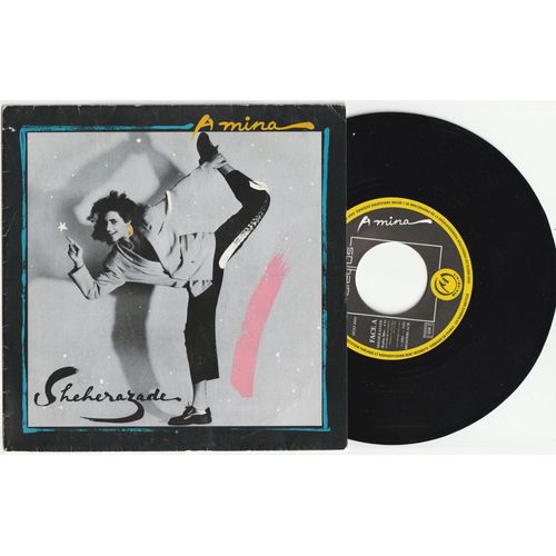 Rare 45t Sp Amina ( Eurovision ) Sheherazade - Habibi Disque Dreyfus