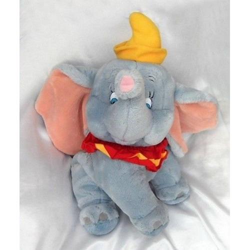 Doudou Peluche Range Pyjama Eléphant Dumbo Assis Disney Jemini