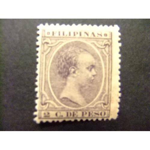 Filipinas 1891-1893 Rey Alfonso Xiii Edifil N 93 ** Mnh