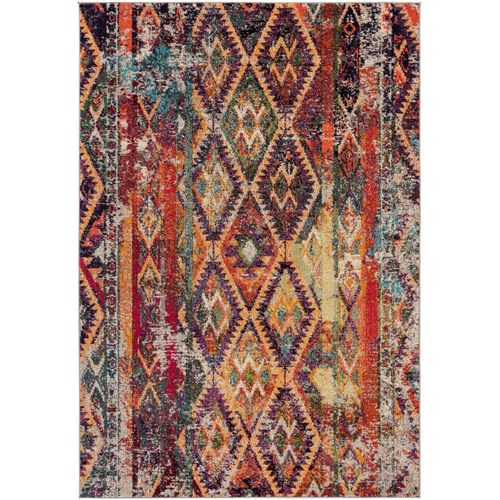 Tapis Vintage Casa Multicouleur 120x170 Cm - Tapis Poil Ras / Effet Usé