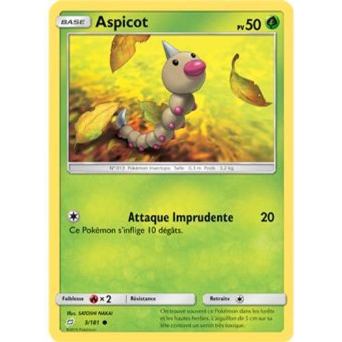 Carte Pokémon - Aspicot - 3/181 - Duo De Choc