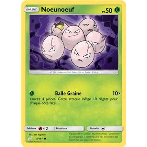 Carte Pokémon - Noeunoeuf - 8/181 - Duo De Choc
