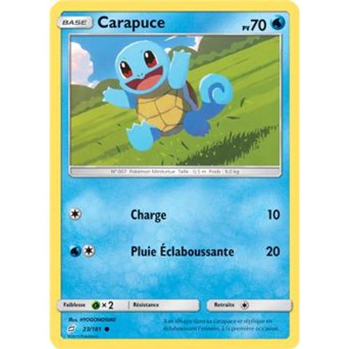 Carte Pokémon - Carapuce - 23/181 - Duo De Choc