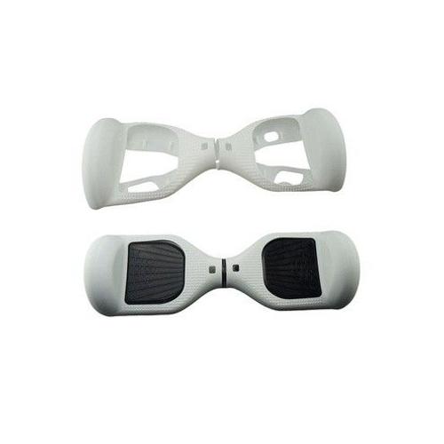 Coque Silicone Pour Hoverboard 6.5 Pouces Blanc