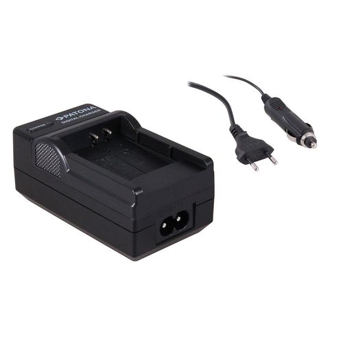 Chargeur Secteur + Allume Cigare Voiture De Marque Patona® Pour Nikon Coolpix P5100 - Cordon Secteur Inclus