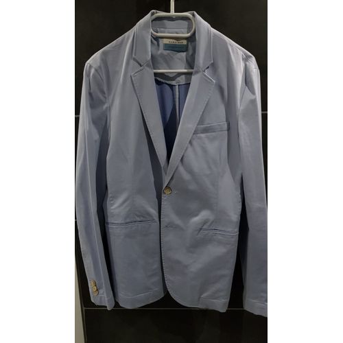 Veste Blazer Zara Bleu Ciel Taille M