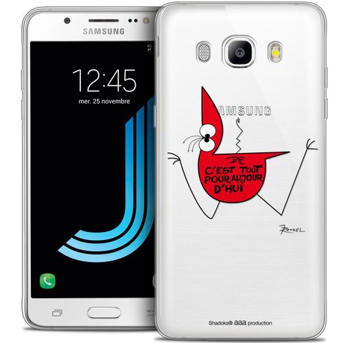 Caseink - Caseink Coque Housse Etui Pour Samsung Galaxy J7 2016 (J710) [Licence Officielle Collector Les Shadoks® Design C'est Tout - Souple - Ultra Fin - Imprimé En France]