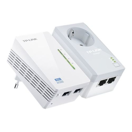 TP-Link TL-WPA4226KIT AV500 Powerline WiFi Kit - - kit d'adaptation pour courant porteur - - HomePlug AV (HPAV) - Wi-Fi - Branchement mural