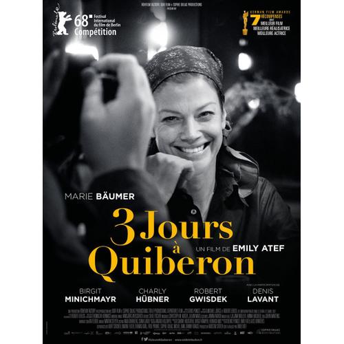 3 / Trois Jours À Quiberon - Véritable Affiche De Cinéma Pliée - Format 120x160 Cm - De Emily Atef Avec Marie Bäumer, Birgit Minichmayr, Charly Hübner - 2018